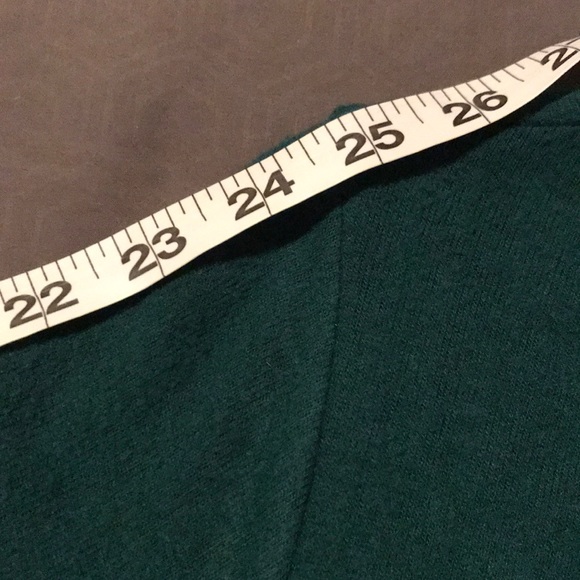 NWT-Tru Self Green Holiday Sweater with Jolly Pocket and Tie Front-M - Picture 14 of 16